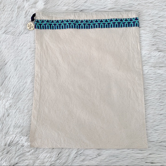 Tory Burch Handbags - Tory Burch Drawstring Dust Bag with T Logo Charm - New Condition